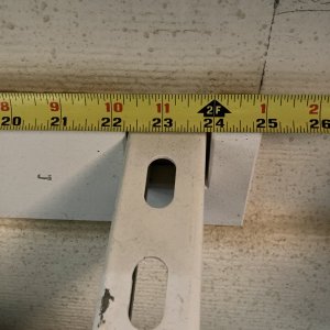 overall measurement of each bracket