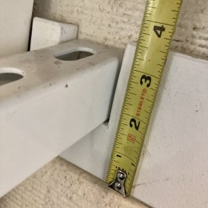 depth of the slot (I think I made the front and back the same in the end even though the chamfer runs off level a little)