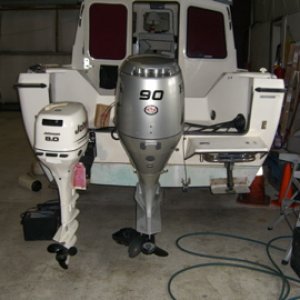 Weight Balanced - Kicker to port, Swiim Platform to starboard