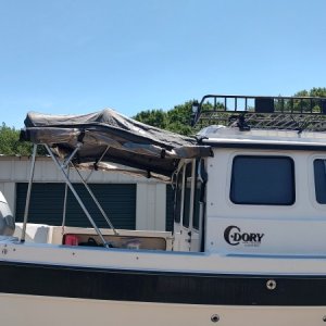 Media 'Enclosure-Rolled-Up-1' in album '22 Ft C-Dory Cruiser'