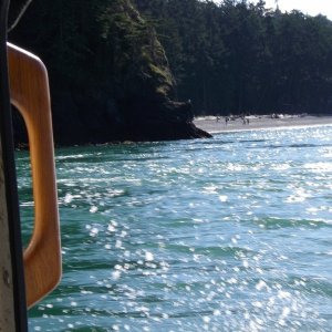 Media 'Deception Pass, West Beach.' in album '1987 C-Dory 16 angler.'