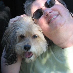 Maddie (Madison) and Mommy (Brenda)   Both passed to spirit May 2010.  I sail to honour their memory