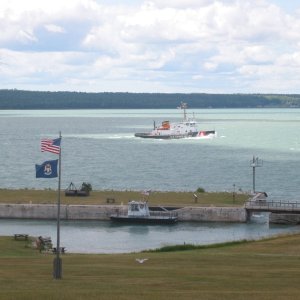 Cosat Guard cutter passing through