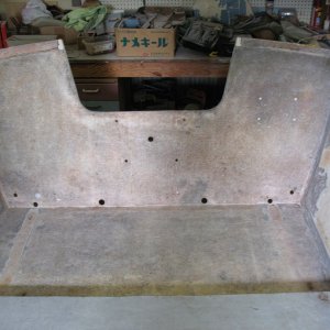 cleaned up and sanded