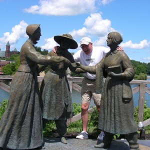 Media 'Nick partying with the suffragettes in Seneca Falls.' in album 'C-Dorys leaving the lock.'