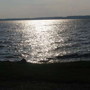 Sandy Beach at Lake Oneota.