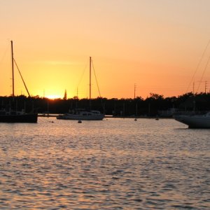 Boot Harbor moorings.