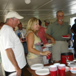 Potluck Saturday night
Glenn, Donna & Barry