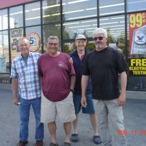 C-Brats go to Schucks:
Joe, Pat, Jim & Fred