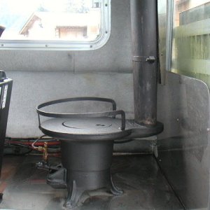 Washington Stove Works Diesel stove. All gravity fed and works great.
