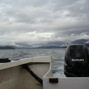Heading North on a grey day