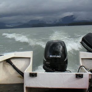 Alaskan water is cold!