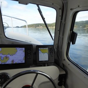 Harney Channel, flat calm as usual