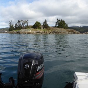 At first destination - Blind Island State Park