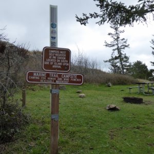 Blind Island State Park, with 4 campsites and one out house.