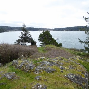 Looking into Blind Bay from top of Blind Island
