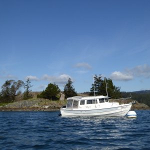 Back at Blind Island after a 1.5 hour paddle around the bay