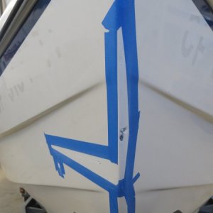 Gelcoat chip repair .