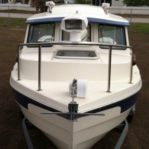 Bow showing the Golight spotlight