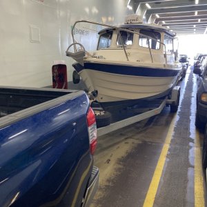 Very first leg of the long trip between Lopez Island, WA, and Central Calif. on the day of purchase