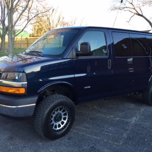 4X4 Duramax diesel van