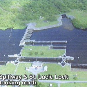 St. Lucie Lock looking North