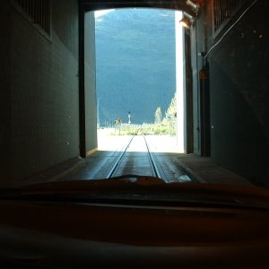 Coming Out of the Whittier Tunnel