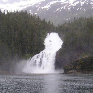 Waterfall Eaglek Bay