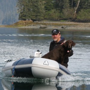 Mark (Vice Commodore of the Yacht Club) and Abby