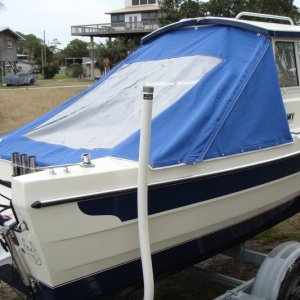 Combination cockpit cover/cabin extension