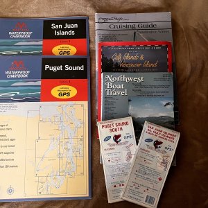 Media 'Chart Books and Maps of the Pacific Northwest' in album '1990 C-Dory 22 Cruiser'
