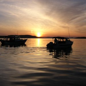 Bambina and C-Lou Sharing a "90 HP Sunset"