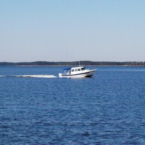 Sea Baby rounding Neuse River Junction - 19FEB10