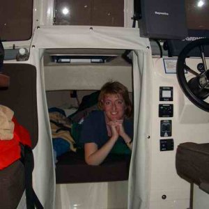 s first night on board