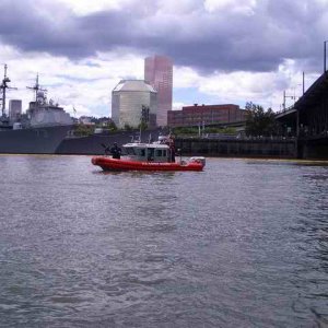 20050612b Rose Festival Portland OR Coast Guard Boat