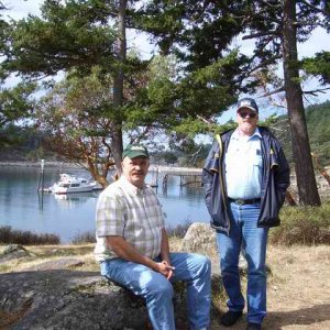 20050917c Bob & Paul on Sucia Island