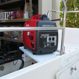 Media 'Starboard ledger, front, bolted to splashwell' in album 'Bolster, rails, Magma Catalina, generator shelf'