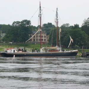 Maritime museum, Bath on the Kennebec River