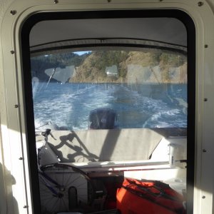 Media 'Leaving Eagle Harbor' in album 'Warming up the boat on a sunny but cold New Years Eve'