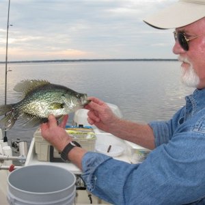 Launch day...1st Spec (Crappie) caught on Lake Harney