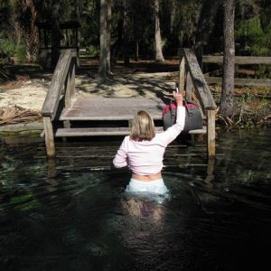 That water's cold!