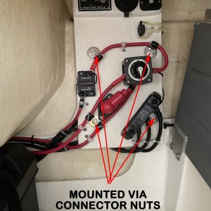 the boat came with ZERO electrical 110V AC (no coffee or cooking)
I was able to avoid drilling any new holes in the Transom... yes!