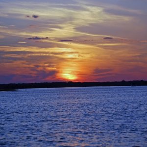 Sunset Fort George Inlet