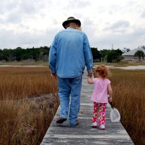 Heading home after a hard day of fishing