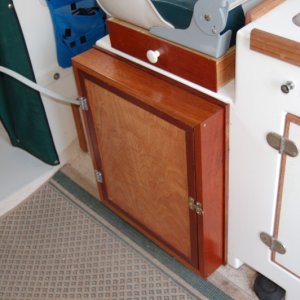 Had to extend the cabinet by 3 inches to accomidate the Waeco C40