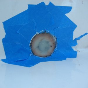 After removing the peel ply but before fairing, etc.