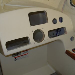 Remove all switches, gauges, displays