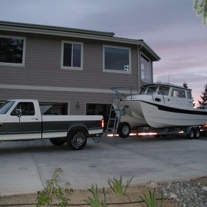 Media 'Finally!  Home in Sequim, One week till Opening Day.' in album 'Surprise! Unexpectedly, Boat is near completion, a month early.'