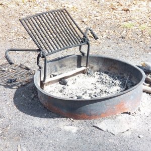 Fire pit.