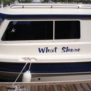 We have a name & some diy window tint ( helps with the heat)